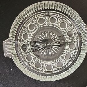 Federal Glass Dividefd Relish Dish